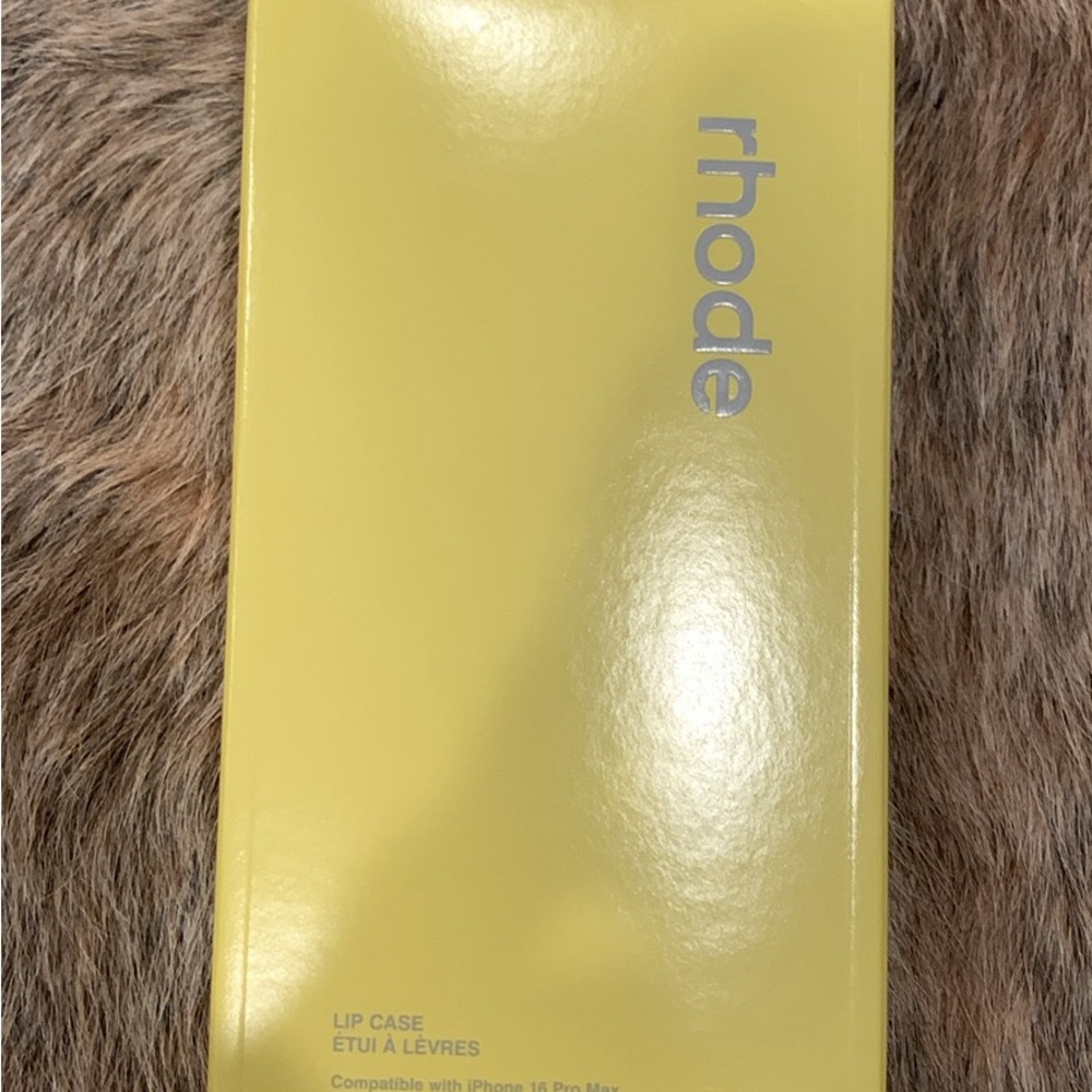 RHODE Vibrant Yellow Lip Case